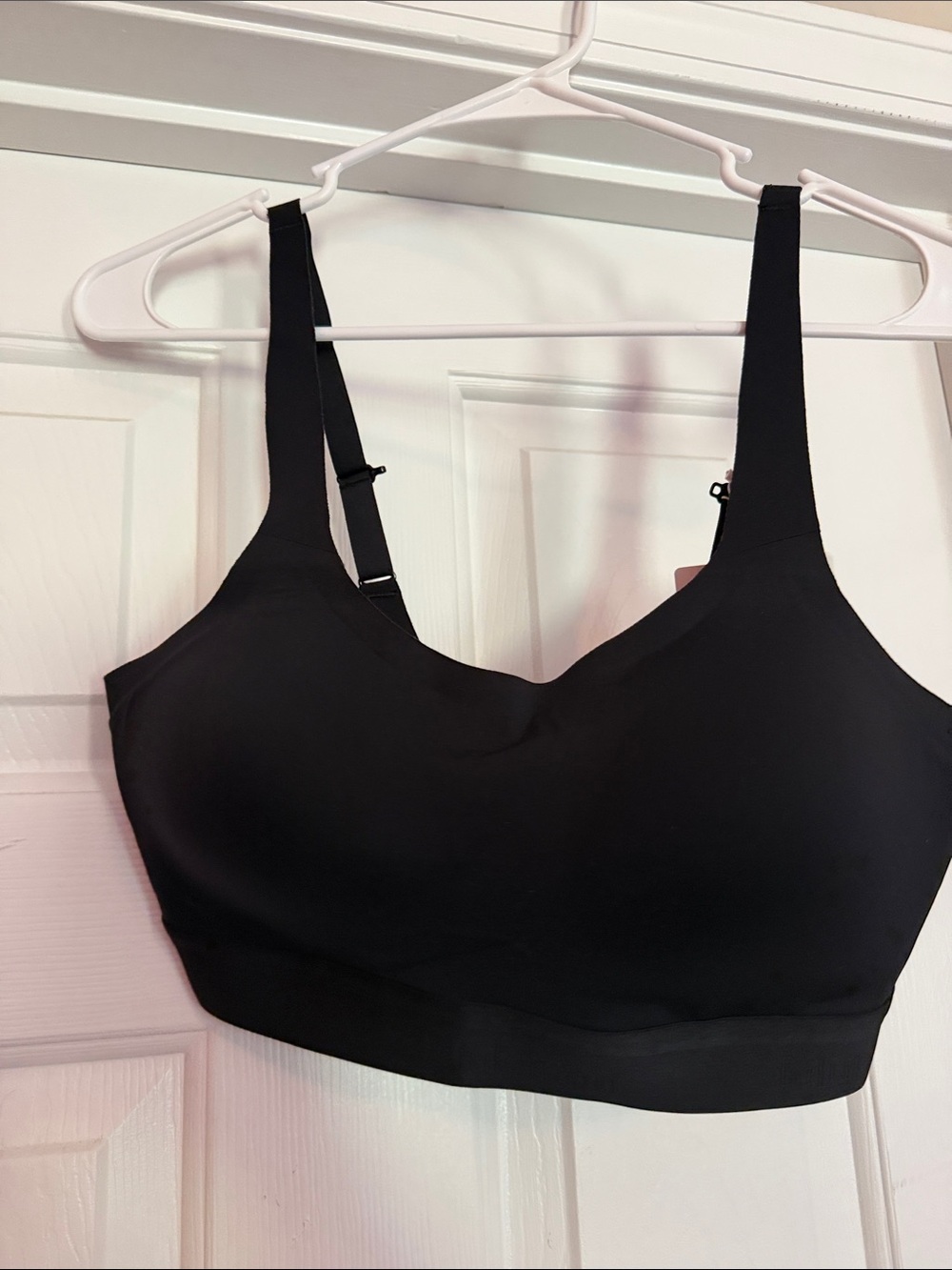 lululemon athletica Black Smooth Wireless Support Bra